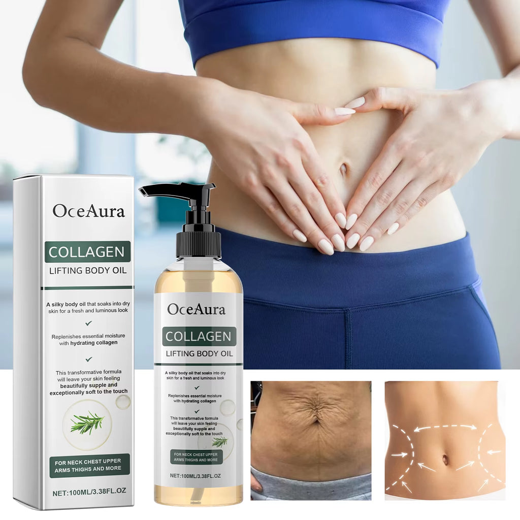 Collagen Lifting Body Oil, Firming Body Oil, Compact Body Oil, Massage Oil, Women Collagen Skin Tightening 100Ml