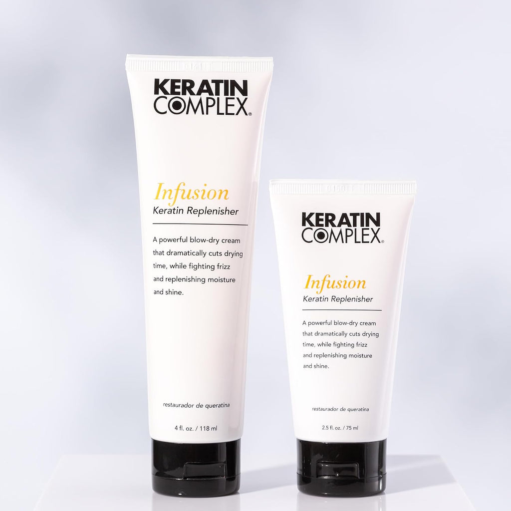 Keratin Complex - Infusion Keratin Replenisher - 2.5 Fl Oz and 4 Floz, 2 Pack