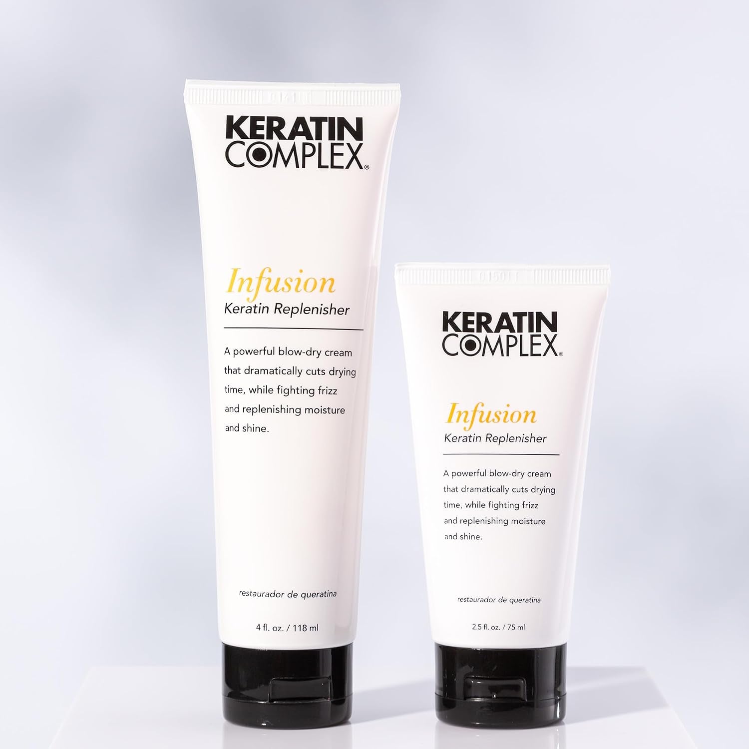 Keratin Complex - Infusion Keratin Replenisher - 2.5 Fl Oz and 4 Floz, 2 Pack