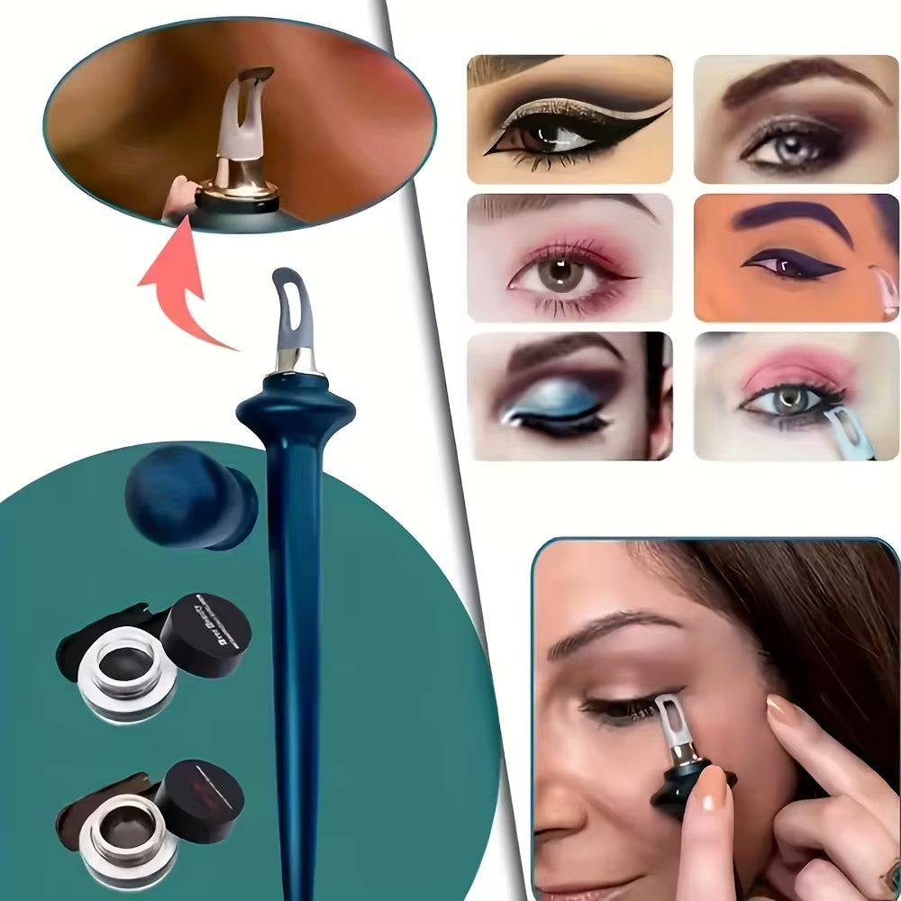 Silicone Eyeliner Brush Waterproof Non-Smudge Eyeliner Auxiliary Tool Eyeliner
