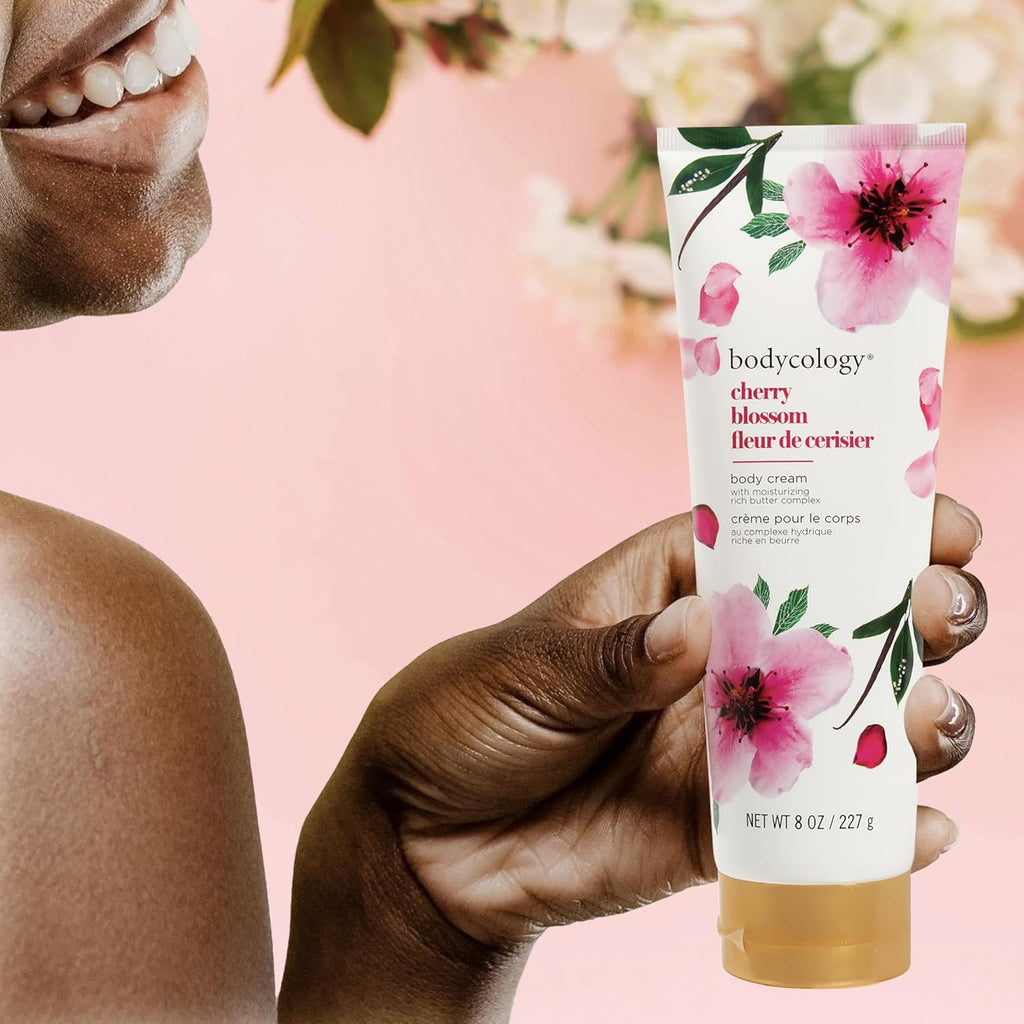 Shea Butter Body Cream, Cherry Blossom, 8 Oz