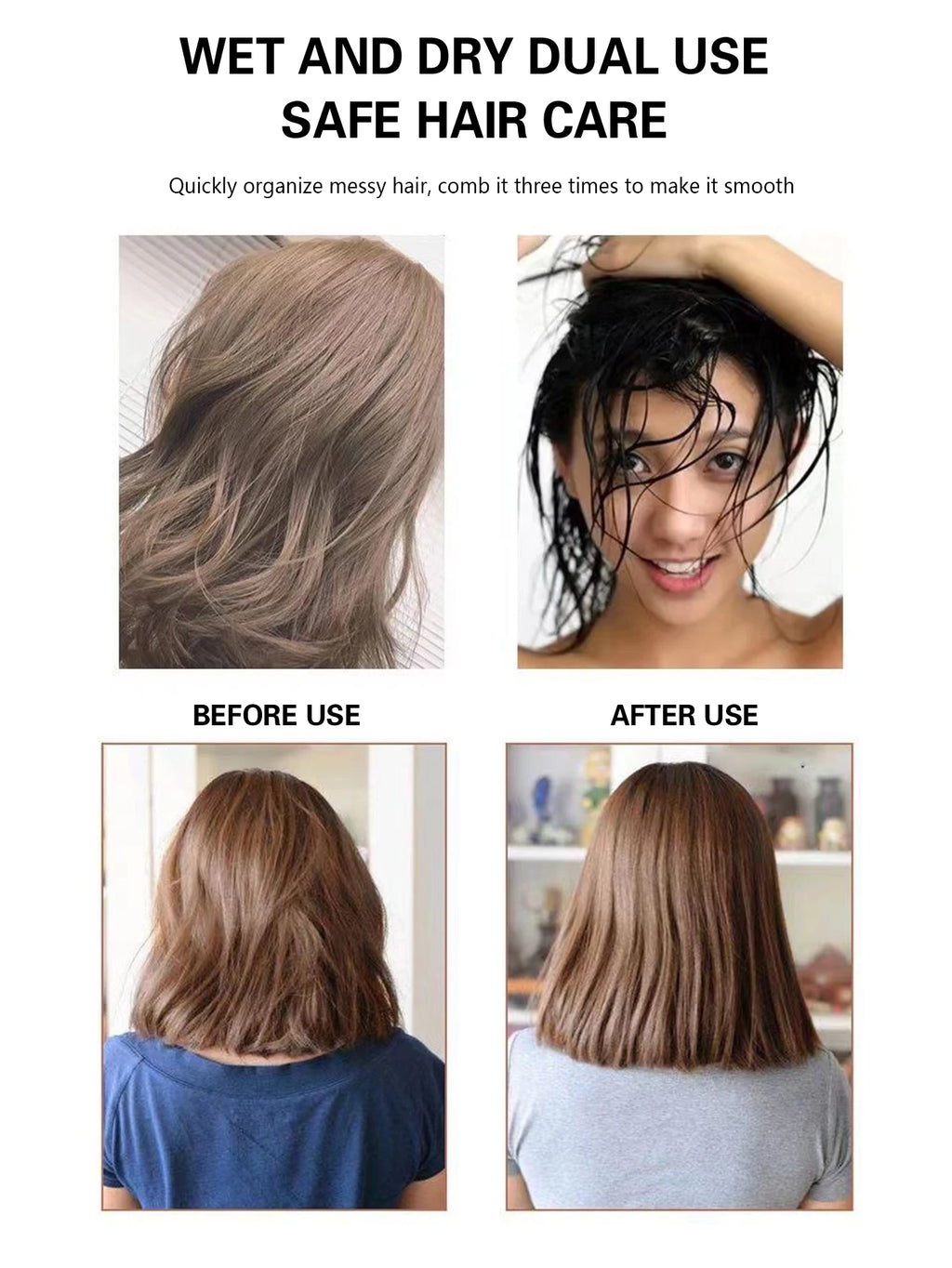 New Air Cushion Comb Tangled Hair Comb Hair Brush Massage Anti-Static Hollow Out Wet Hair Brushes Barber Sequins Styling Tool