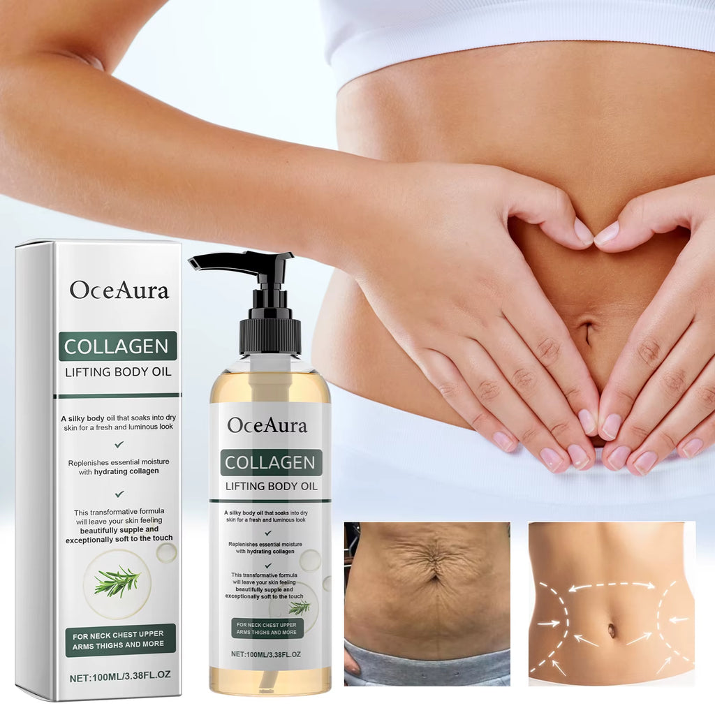 Collagen Lifting Body Oil, Firming Body Oil, Compact Body Oil, Massage Oil, Women Collagen Skin Tightening 100Ml