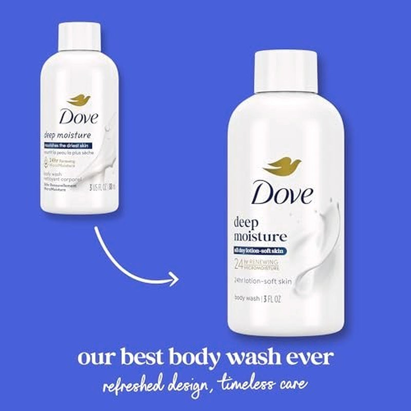 Dove Body Wash Deep Moisture for Dry Skin Body Wash with 24Hr Renewing