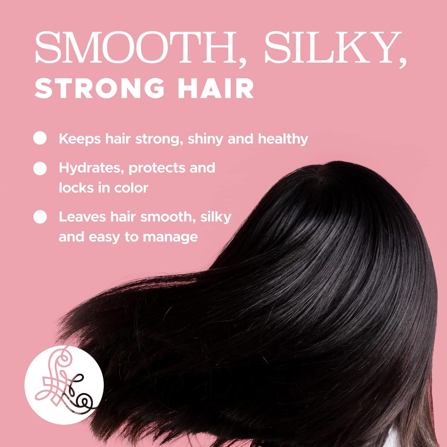 Keratin Conditioner for Damaged Hair – Sulfate Free Conditioner for Frizz Control, Split End Repair, Strengthening Weak Brittle Hair for Dry Damaged Hair Men Women – 16.9 Fl Oz