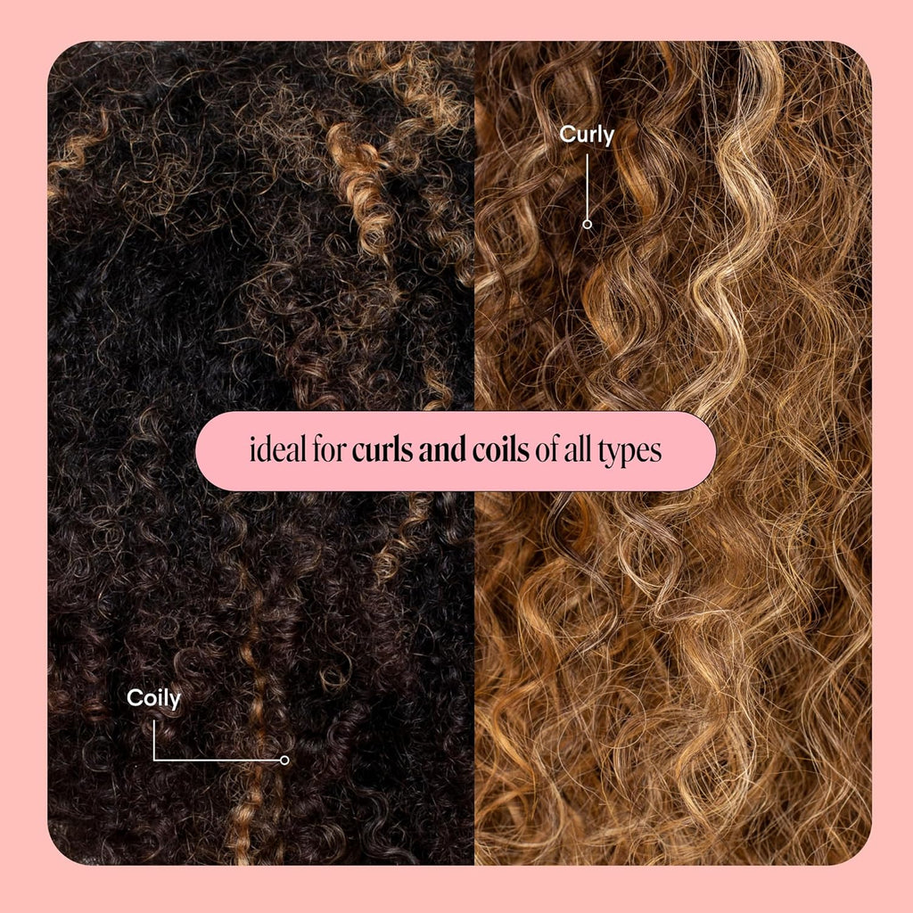 Curl Define Shampoo + Conditioner Set (2 Count) 12 Oz Each Nourishes Curls, Tames Frizz, Coconut Oil and Shea Butter Enhance Shine, 100% Recyclable Bottle