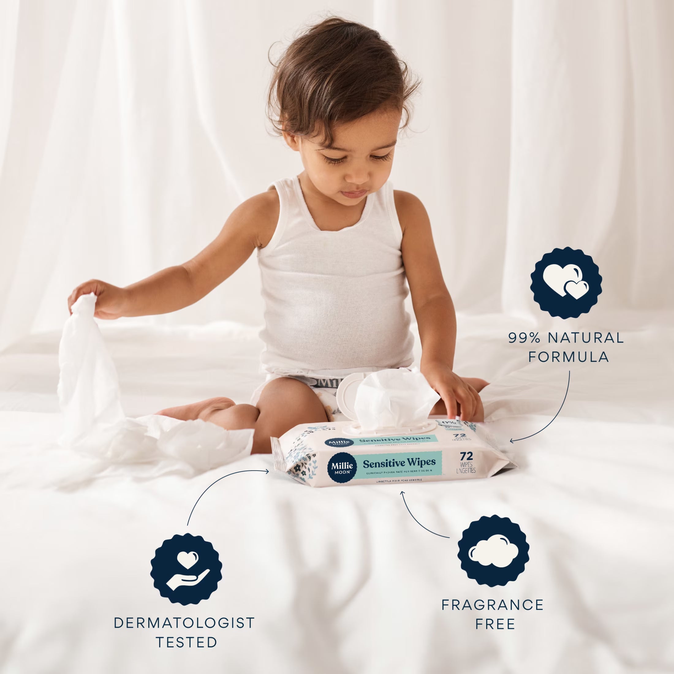 Sensitive Wipes, 648 Count (Select for More Options)