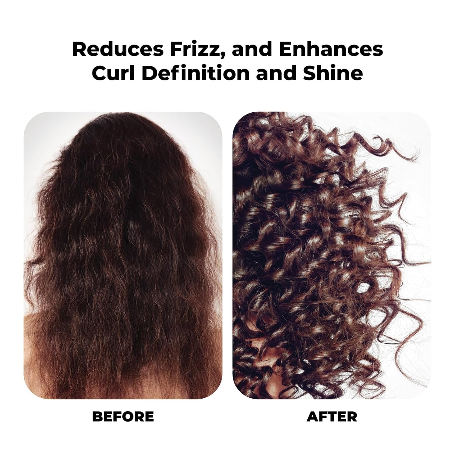 Curly Hair Shampoo & Conditioner Set – Hydrating Curl Shampoo & Conditioner for Curly & Wavy Hair for Women & Men – Sulfate-Free Frizz Control & Moisture for Defined, Softer Curls – 17 Fl Oz