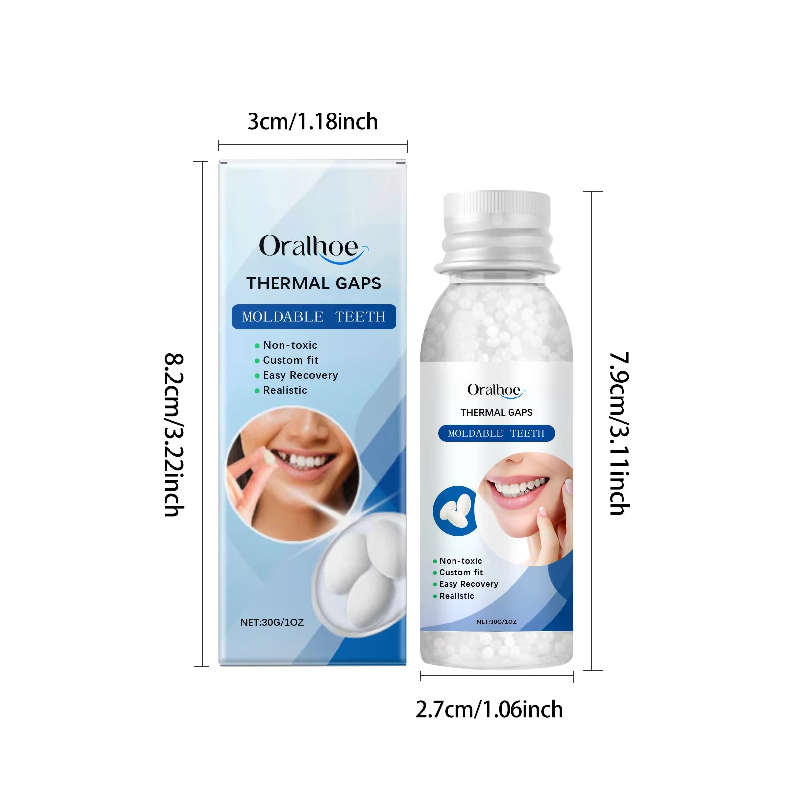 Resin Tooth Repair Glue Shapeable Teeth Gaps Filling Solid Glue Temporary Tooth Repair Safe DIY Emergency Dental Care Supplies
