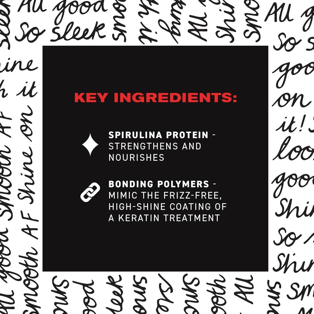 GOOD BEHAVIOR Spirulina Protein Smoothing Spray | 4-Day Frizz Control + Heat Protectant | Vegan + Cruelty Free | 5.6 Oz