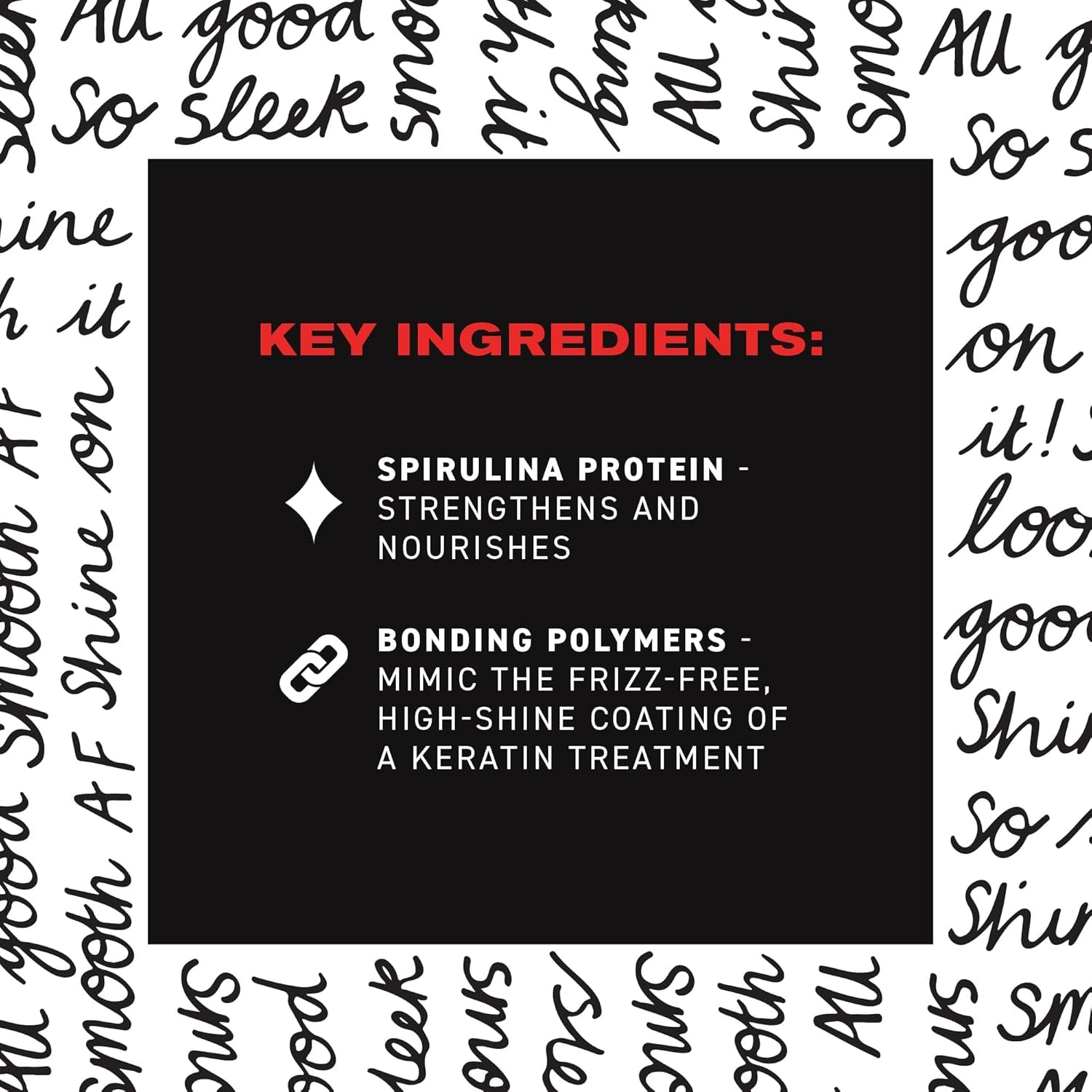 GOOD BEHAVIOR Spirulina Protein Smoothing Spray | 4-Day Frizz Control + Heat Protectant | Vegan + Cruelty Free | 5.6 Oz