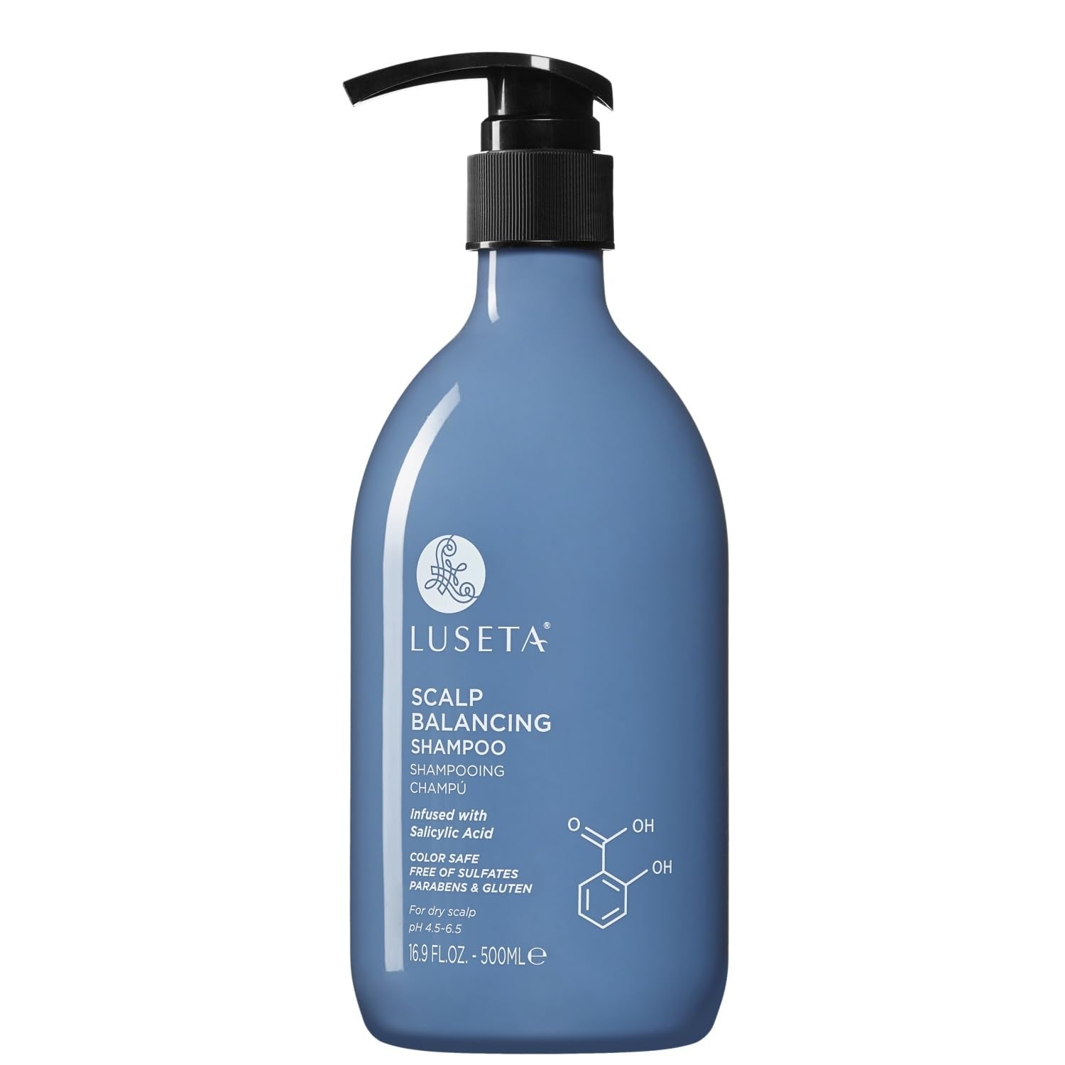 Scalp-Balancing Shampoo for Women, Reducing Build-Up with Salicylic Acid, Anti-Dandruff Shampoo for Men, Clarifying for Refreshing, Ph-Balanced, 16.9 Fl Oz