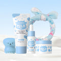 Milk Skincare Set Softening Serum Moisturizing Cream Gentle Cleanser Brightening Hydration Travel Kit