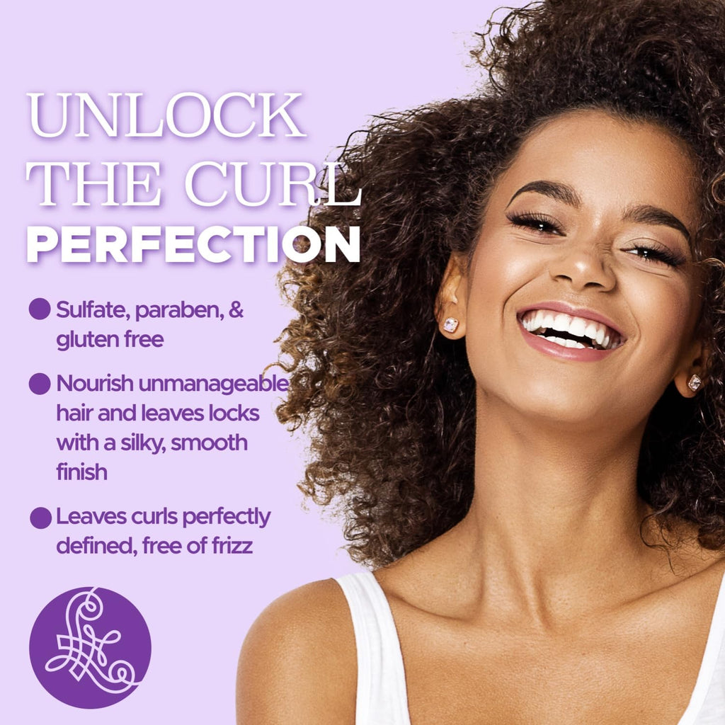 Luseta Curl Defining Cream Enhances Waves and Curls Hydrating and Moisturizing Leave in Cream for Curly Hair Frizz Control Add Shine Sulfate Free 5.07 Oz | Enhances Natural Waves & Curls, Restore Bounce, Helps Smooth Dry Strands, Control Frizz and Keeps Curls Soft and Manageable