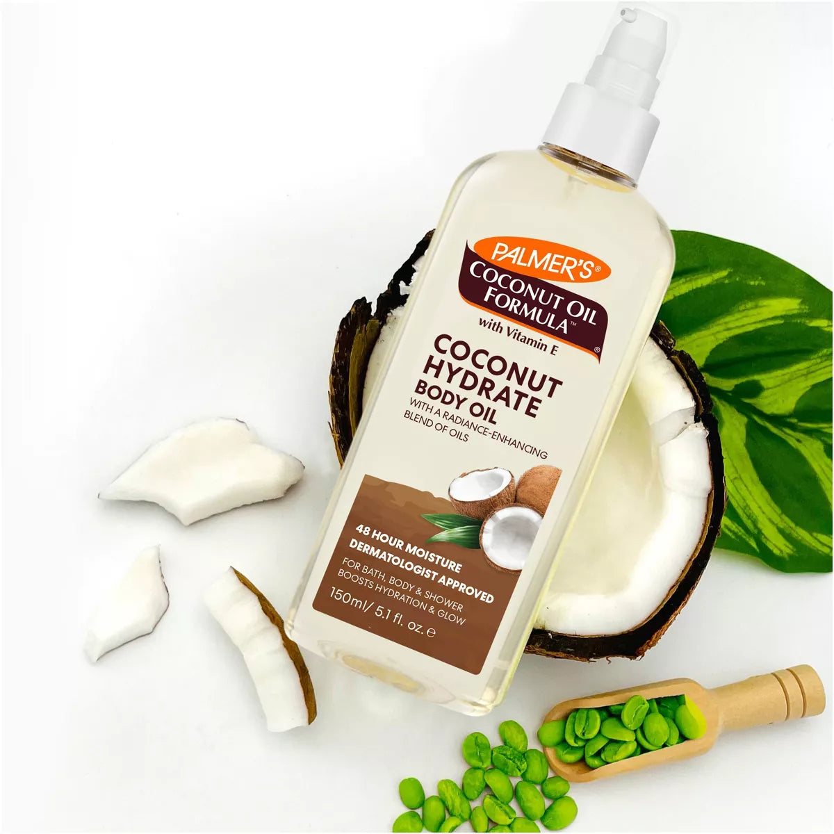 Palmers Coconut Oil Body Oil - 5.1Oz: Moisturizing, Deep Hydration, Softening, Sensitive & Dry Skin