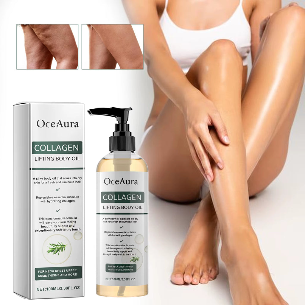 Collagen Lifting Body Oil, Firming Body Oil, Compact Body Oil, Massage Oil, Women Collagen Skin Tightening 100Ml