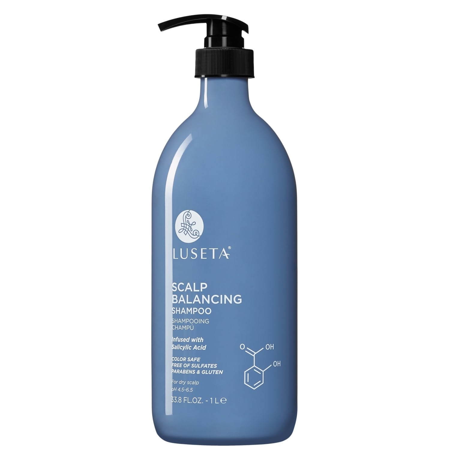 Scalp-Balancing Shampoo for Women, Reducing Build-Up with Salicylic Acid, Anti-Dandruff Shampoo for Men, Clarifying for Refreshing, Ph-Balanced, 33.8 Fl Oz