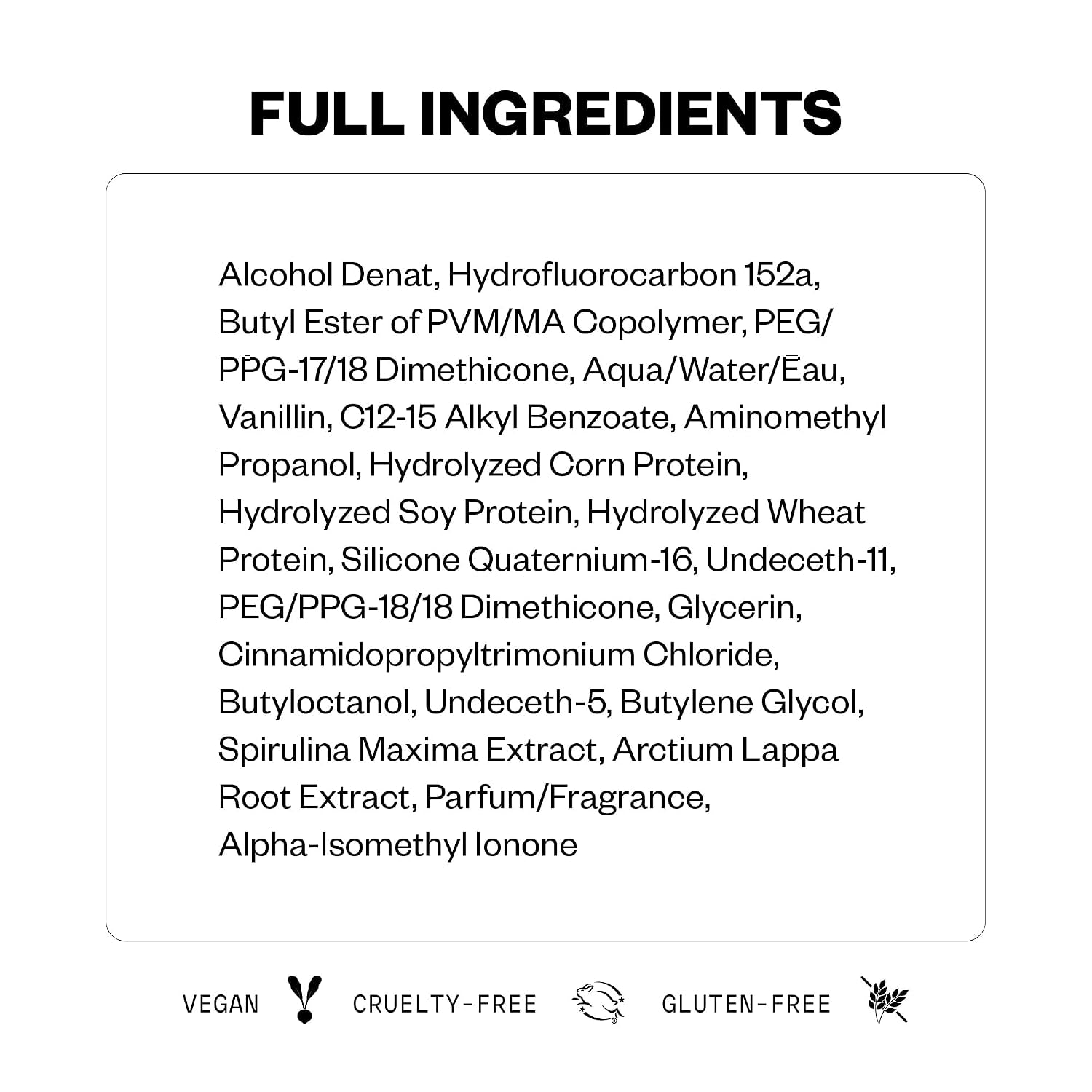 GOOD BEHAVIOR Spirulina Protein Smoothing Spray | 4-Day Frizz Control + Heat Protectant | Vegan + Cruelty Free | 5.6 Oz