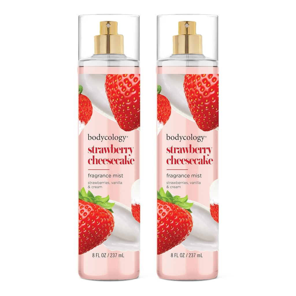Long-Lasting Fragrance Body Mist, Strawberry Cheesecake, 8 Fl Oz (Pack of 2)