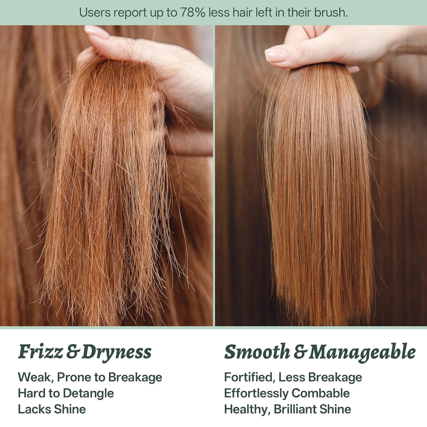 Rosemary Shampoo and Conditioner Set & Rosemary Mint Travel Shampoo and Conditioner for Dry Damaged Fine Hair Volumizing Thickening, Natural anti Frizz for Women Men (2X16.9 FL Oz+2X1.01 FL Oz)
