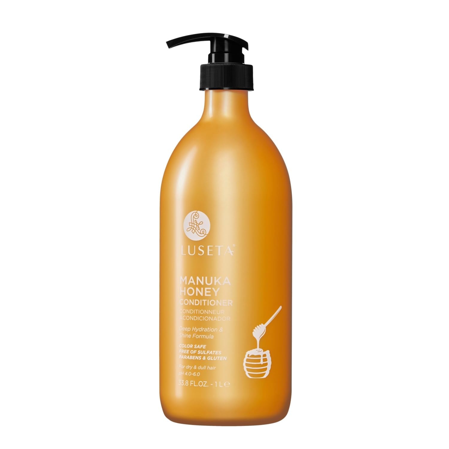 Manuka Honey Conditioner Set Hydrate & Repair for Dry and Dull Hair Adds Shine & Restore Softness Moisturizing for Damaged Hair 33.8Oz