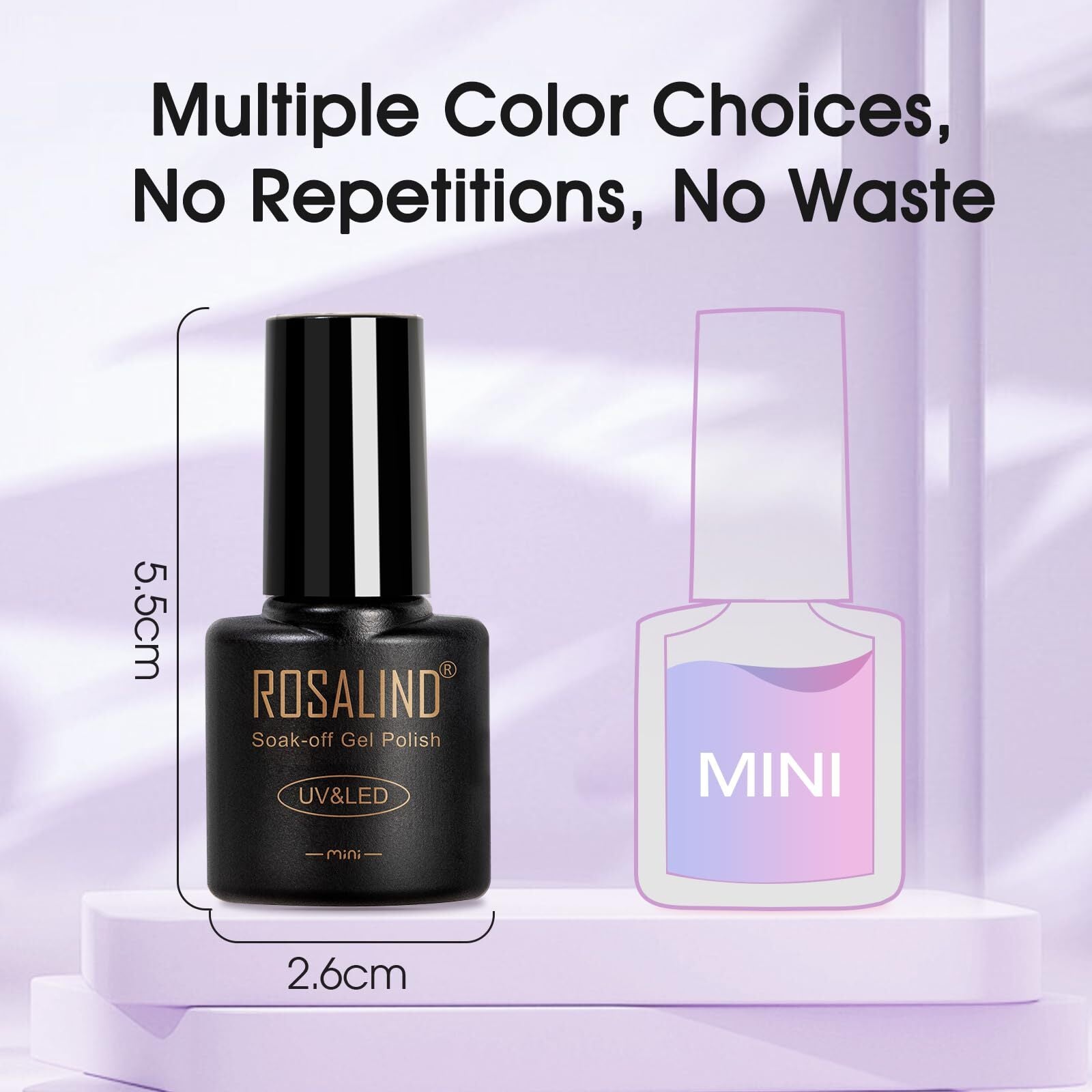 Kit De 14 Esmaltes De Uñas En Gel Con Miniluz Ultravioleta