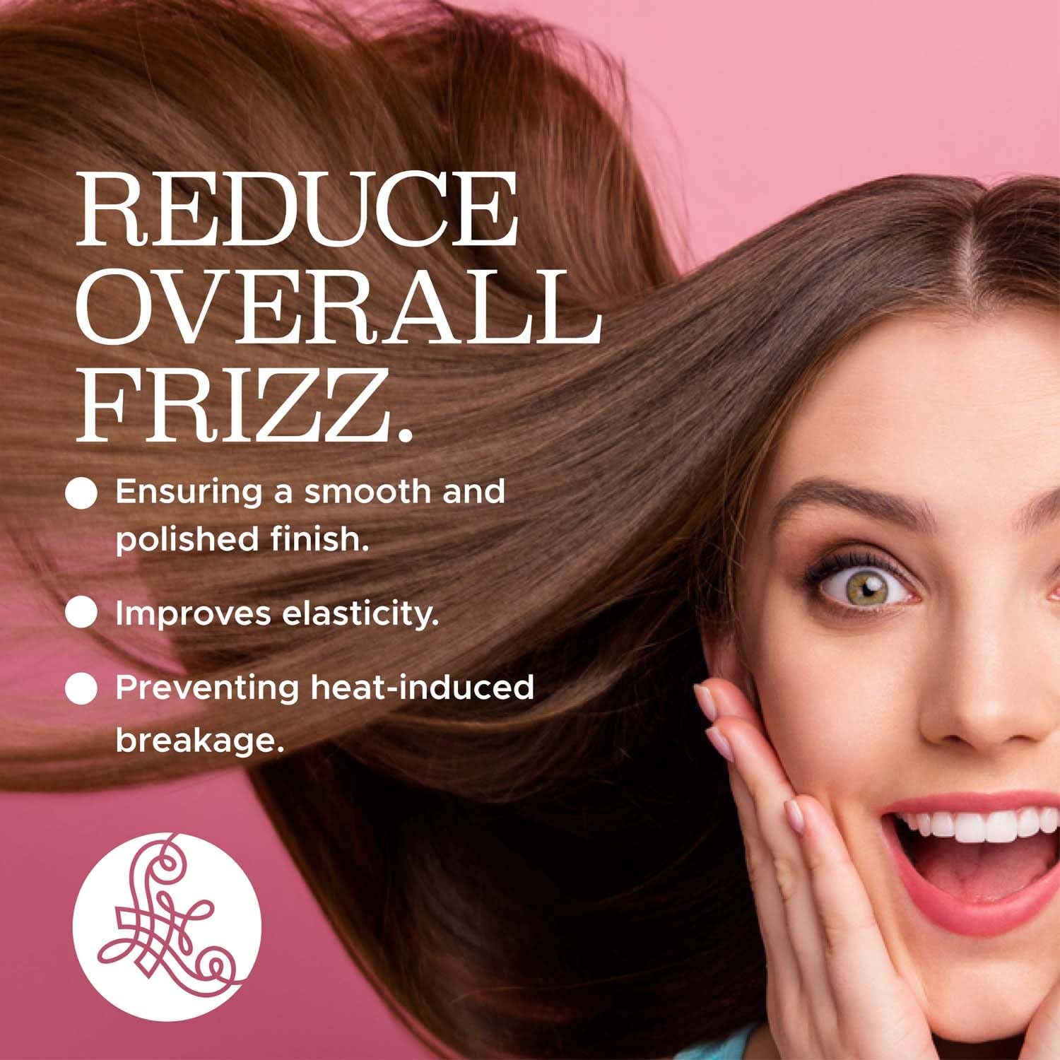 Luseta Keratin Heat Protectant Spray for Dry & Damaged Hair, 8.5 Oz | Thermal Protection, Repairs & Strengthens, Frizz Control, Split End Care, Smoothing Treatment, Lightweight Formula