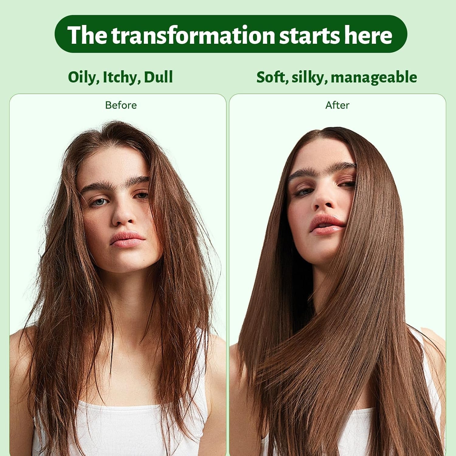 LUSETA Tea Tree Mint Shampoo and Conditioner for Hair Cleaning, Clarifying with Lavender, Tea Tree & Peppermint Oil, Soothe the Scalp, Fight Itchy, Hydrating for Women and Men, 16.8Oz*2