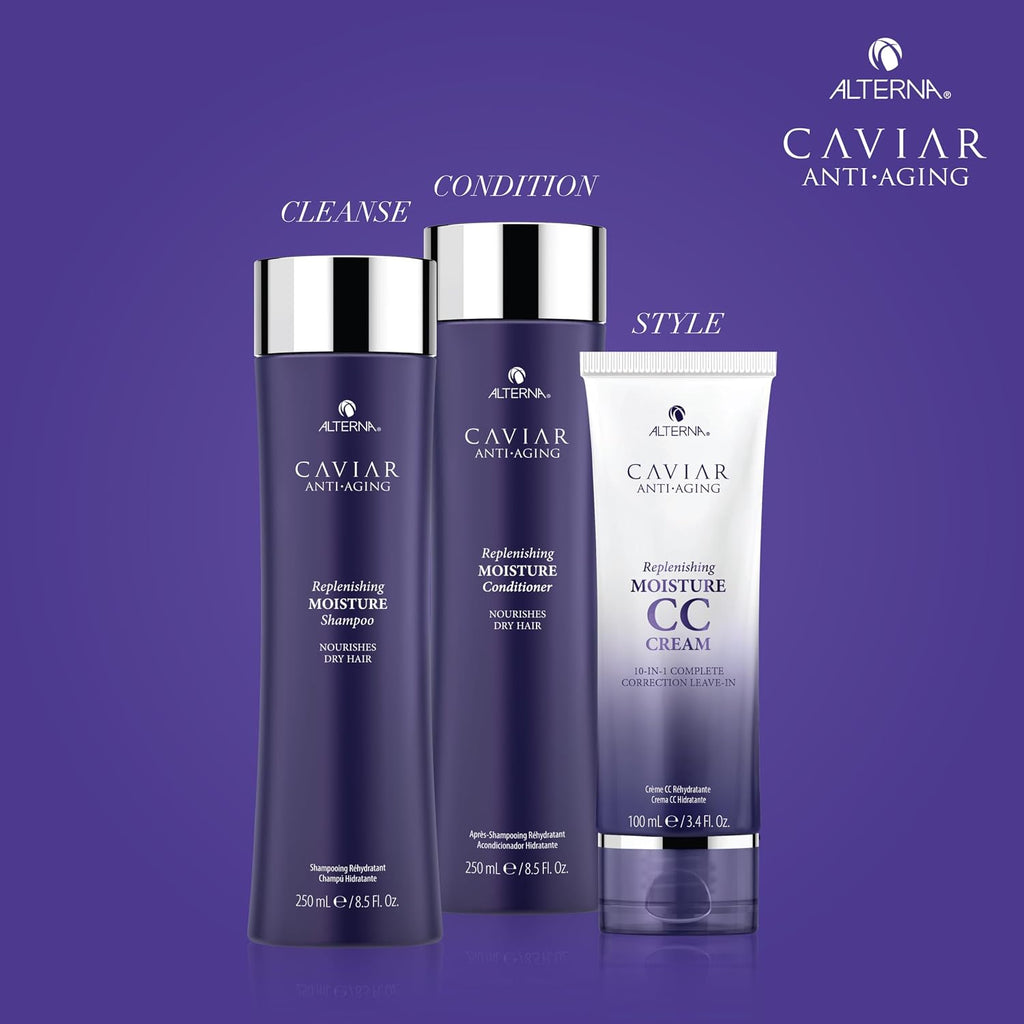 Alterna CAVIAR Anti-Aging Replenishing Moisture Conditioner | for Dry, Brittle Hair | Protects, Restores & Hydrates | Sulfate Free