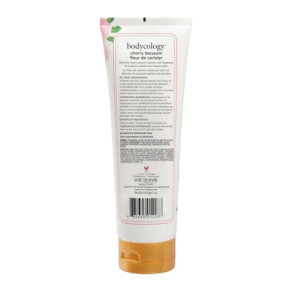 Shea Butter Body Cream, Cherry Blossom, 8 Oz