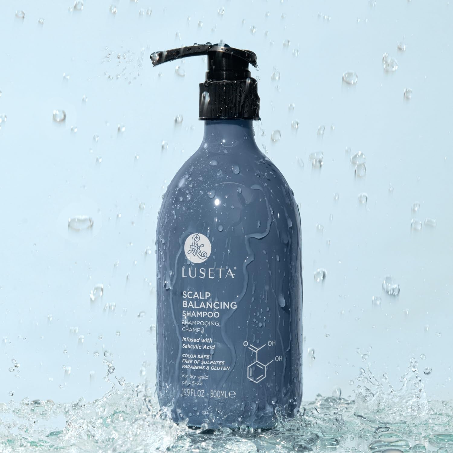 Scalp-Balancing Shampoo for Women, Reducing Build-Up with Salicylic Acid, Anti-Dandruff Shampoo for Men, Clarifying for Refreshing, Ph-Balanced, 16.9 Fl Oz