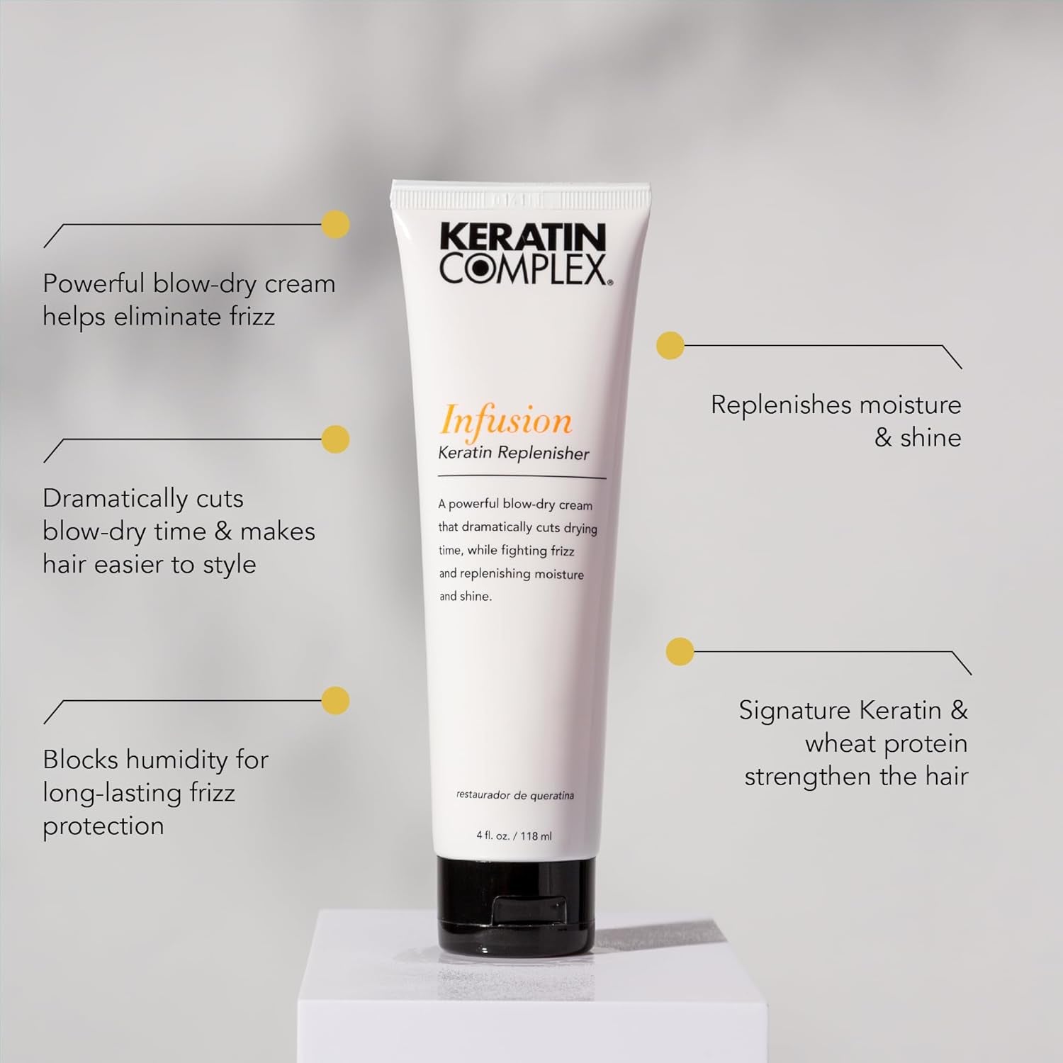 Keratin Complex - Infusion Keratin Replenisher - 2.5 Fl Oz and 4 Floz, 2 Pack