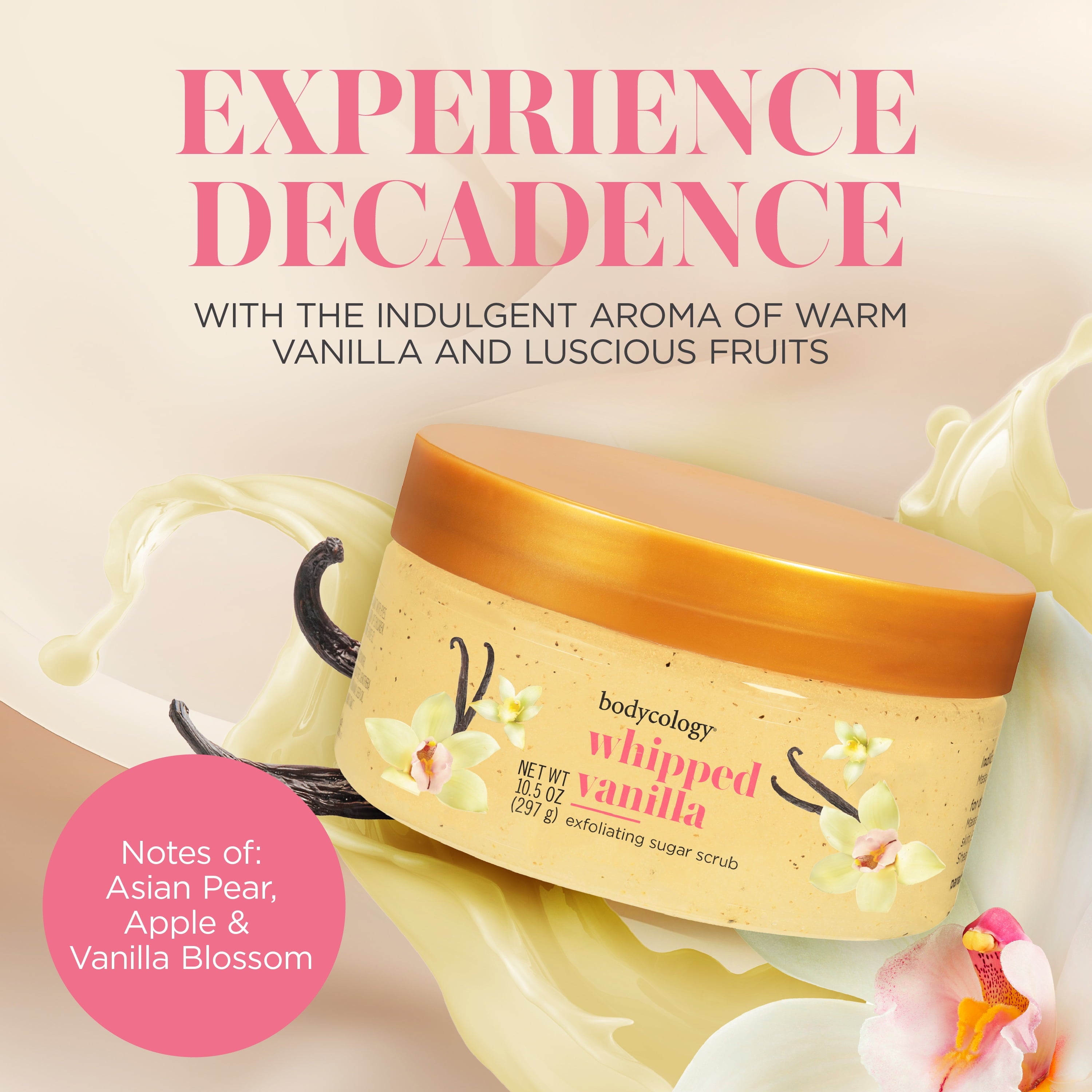Whipped Vanilla Exfoliating Sugar Scrub, 10.5 Oz