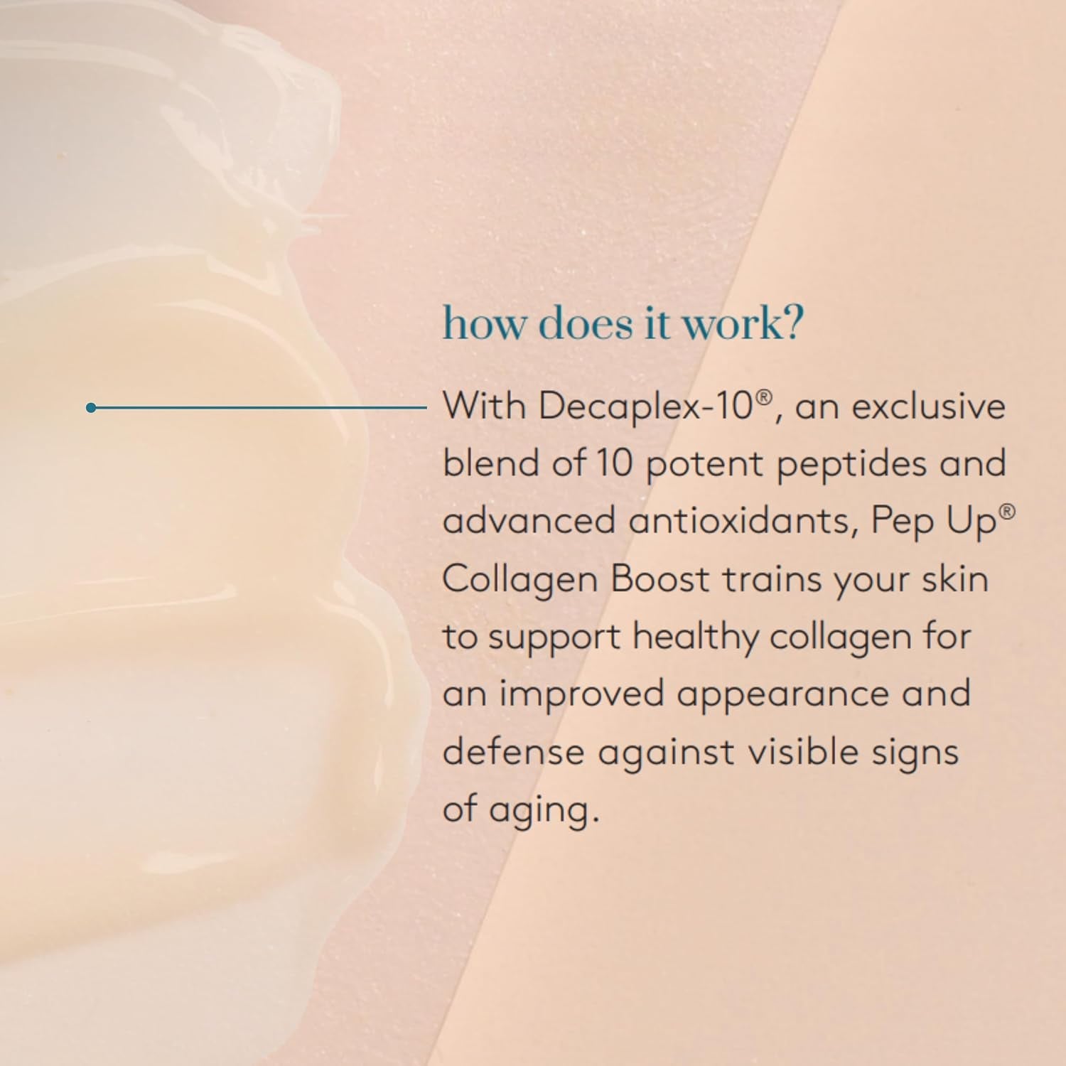 Colorescience Pep up Collagen Renewal Face & Neck Treatment, Promotes Collagen and Elastin Production, 10 Peptides to Defend against Signs of Aging
