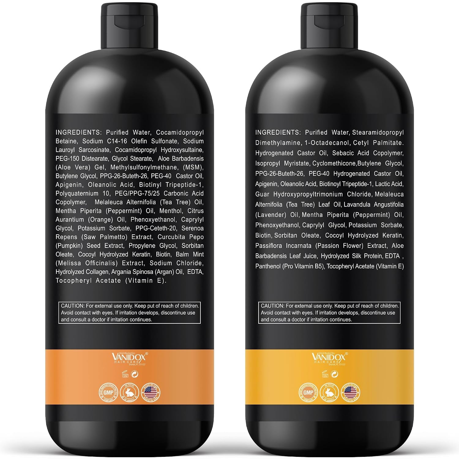 Tea Tree Oil Shampoo and Conditioner Set with Biotin, DHT Blockers, Itchy Scalp Relief, Supports Thicker-Looking Hair, Cleanses Dandruff & Buildup, for Men & Women, Made in USA, 16 Fl Oz Each