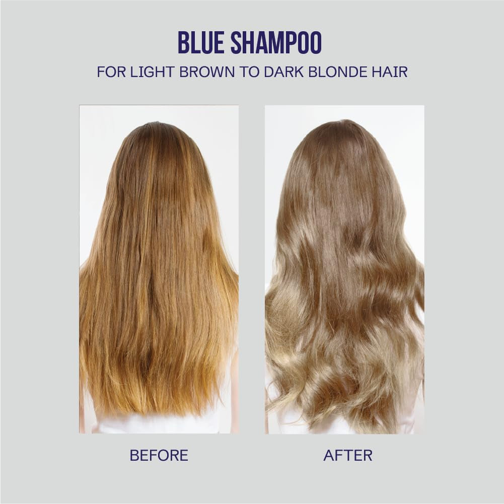 - Blacklight Blue Shampoo - Sulfate-Free Blue Shampoo for Blonde and Color Hair - Revive Treated Hair - Refreshes Faded Highlights - 11 Amino Acids and Moisturizing Formula - 8.5Oz
