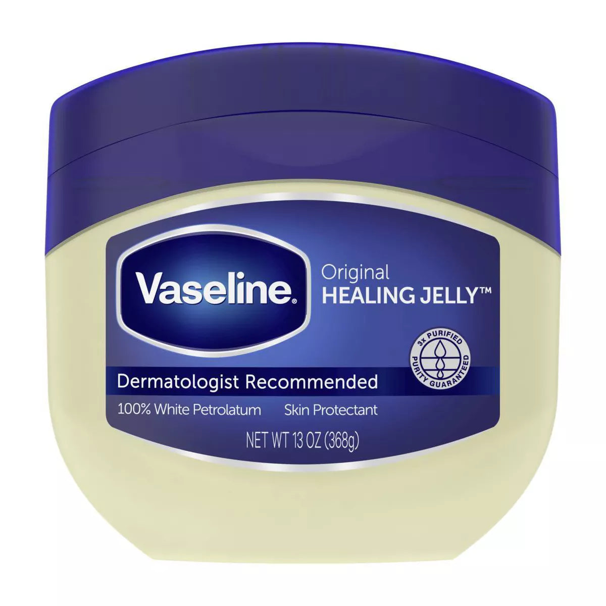 Vaseline Original Petroleum Jelly - 13Oz: Moisturizing, Soothing, Hypoallergenic, for Dry Skin