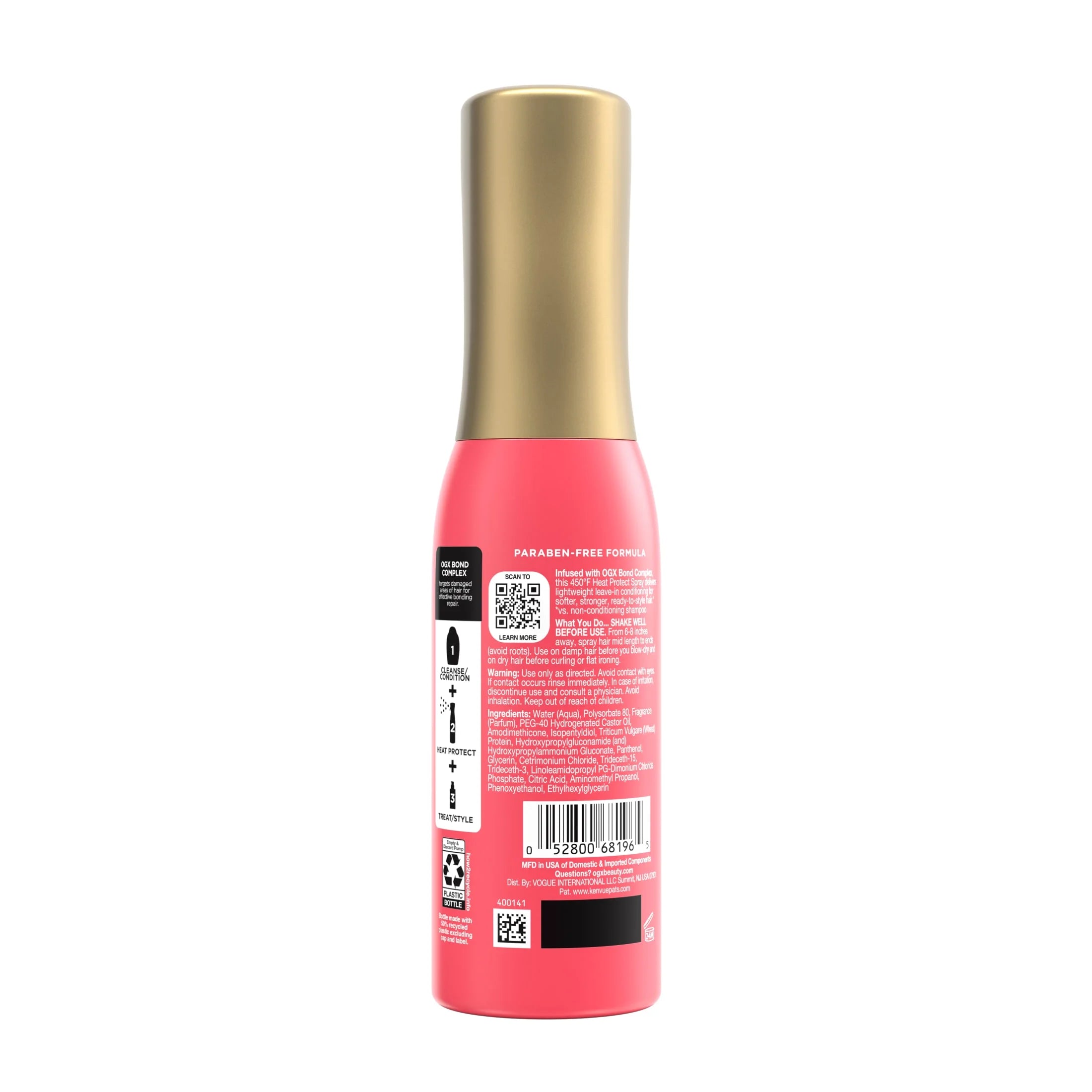 Bond Protein Repair 450°F Heat Protect Spray, 6.5 Fl Oz