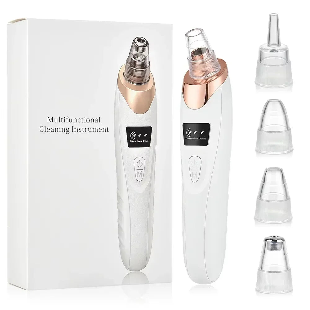 Electric Blackhead Remover Vacuum Suction USB Facial Pore Cleaner Spot Acne Pimple Black Head Extractor Face Clean Skin Care