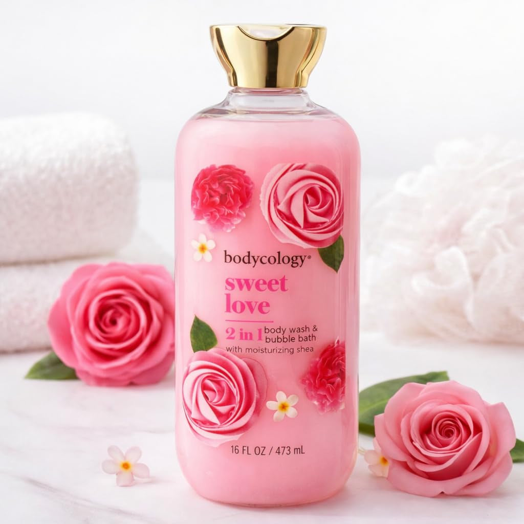 2 in 1 Body Wash and Bubble Bath - Sweet Love by  for Women - 16 Oz Body Wash