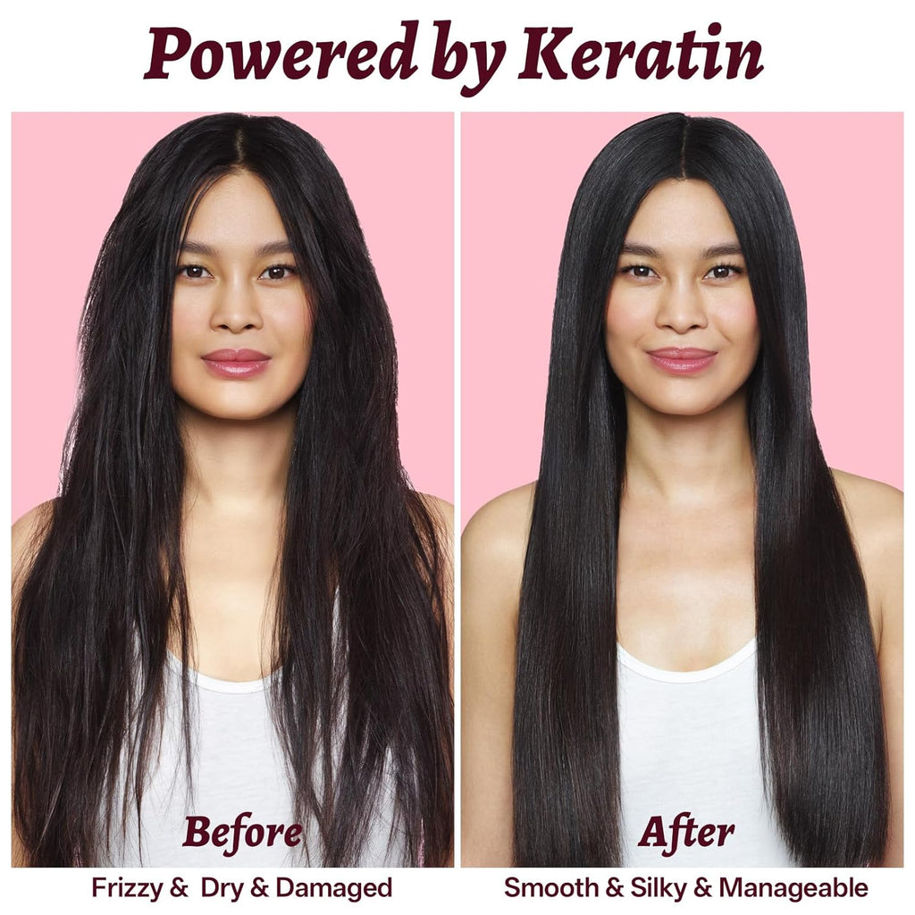 Luseta Keratin Shampoo and Conditioner Set Moisturizing Treatment for Dry Hair Smooth & Repair Damaged Hair for Women Sulfate Free 16.9 Oz