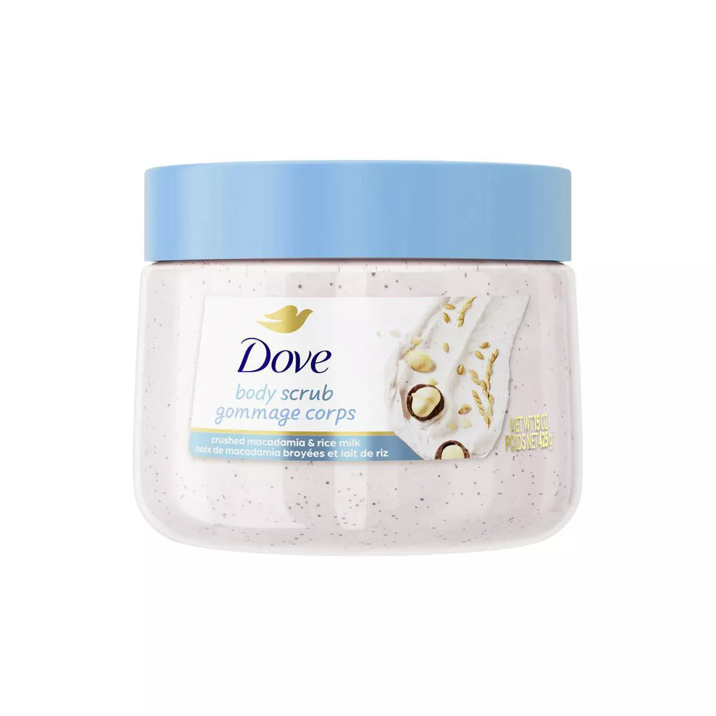 Dove Beauty Dove Exfoliating Body Scrub - Crushed Macadamia & Rice Milk - 15Oz