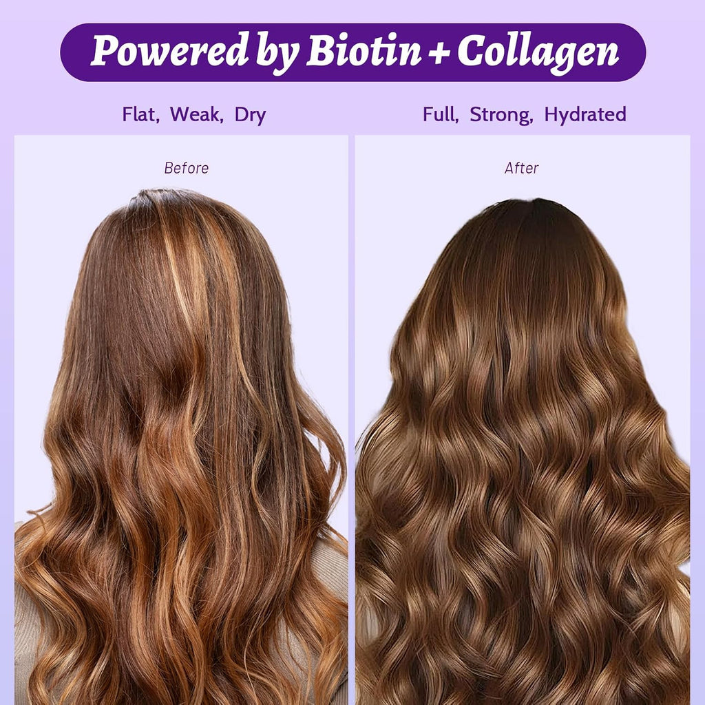 Luseta Biotin Leave in Conditioner Volumizer for Dry & Fine Hair, 8.5Fl Oz | Biotin Detangler Spray Repairs Damaged Locks, Controls Frizz, and Boosts Volume without Heavy Buildup or Grease