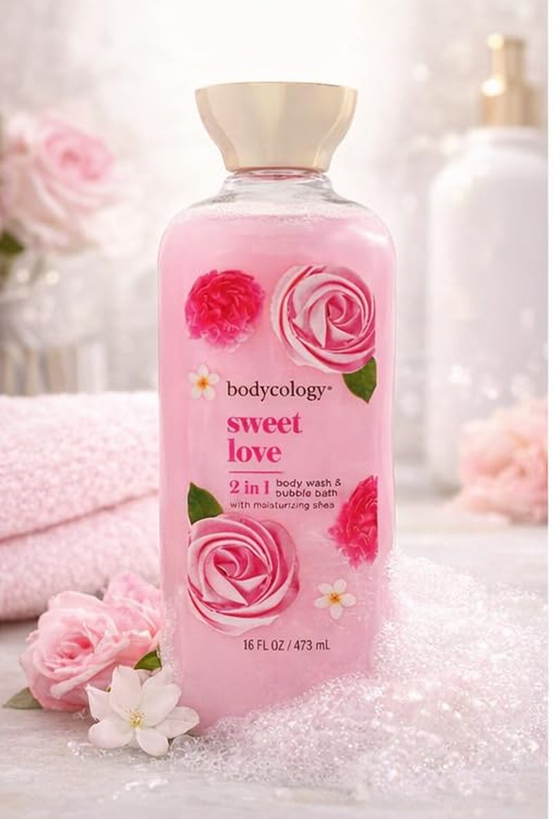 2 in 1 Body Wash and Bubble Bath - Sweet Love by  for Women - 16 Oz Body Wash