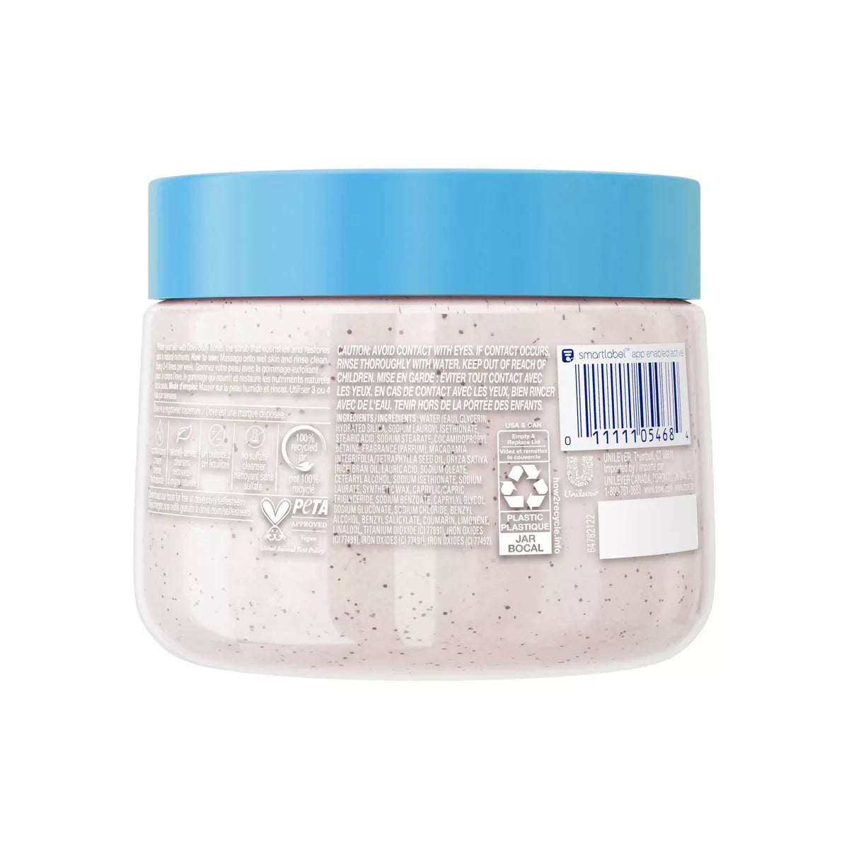 Dove Beauty Dove Exfoliating Body Scrub - Crushed Macadamia & Rice Milk - 15Oz