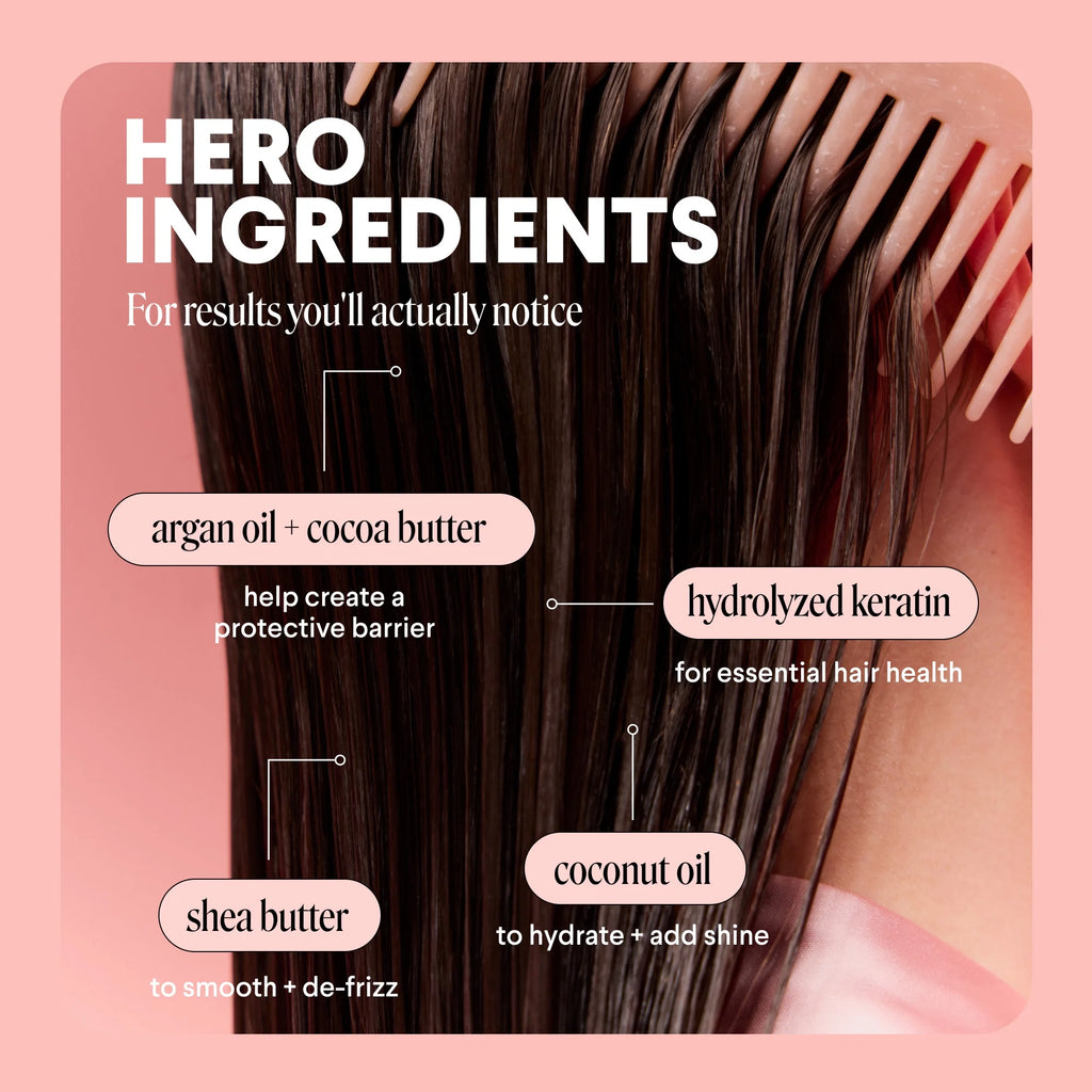 REPAIR Shampoo Nourishes Dry Damaged Hair, Keratin, Coconut Oil, 12 Fl Oz
