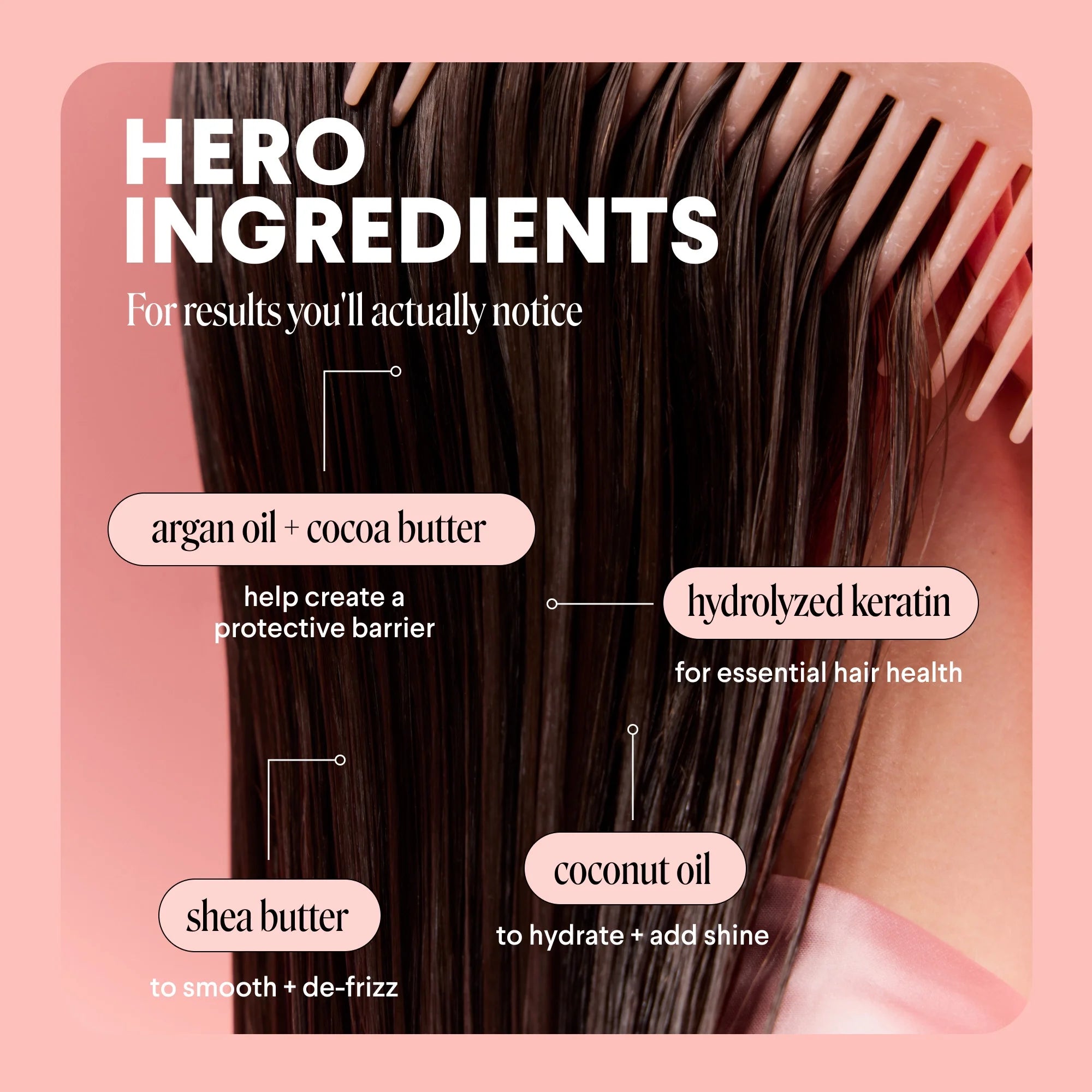 REPAIR Shampoo Nourishes Dry Damaged Hair, Keratin, Coconut Oil, 12 Fl Oz