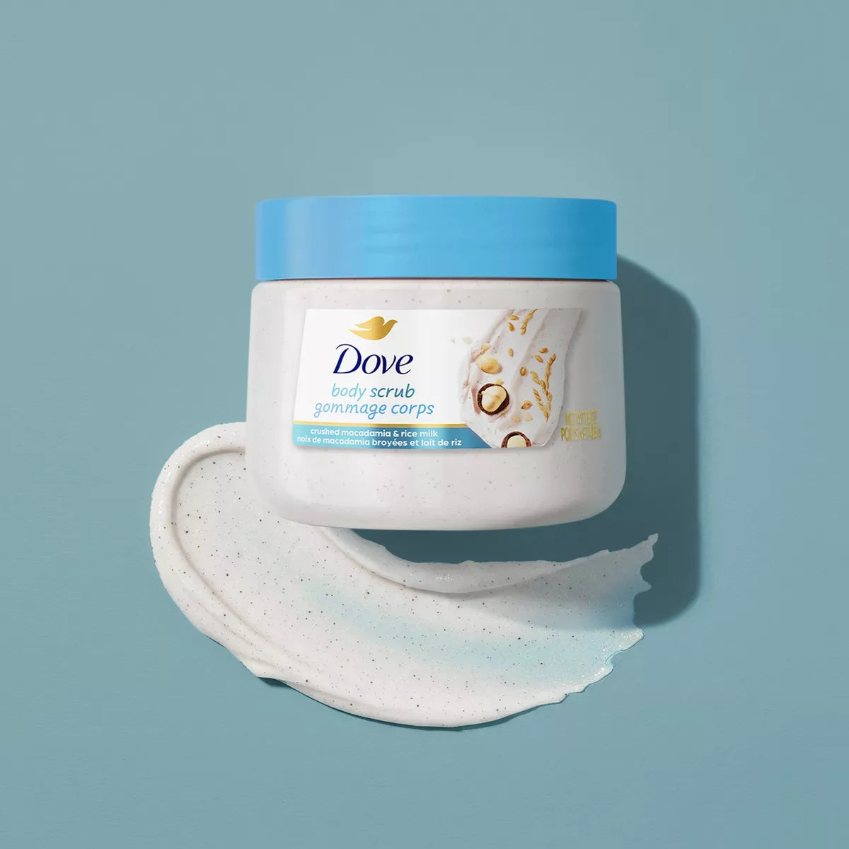 Dove Beauty Dove Exfoliating Body Scrub - Crushed Macadamia & Rice Milk - 15Oz