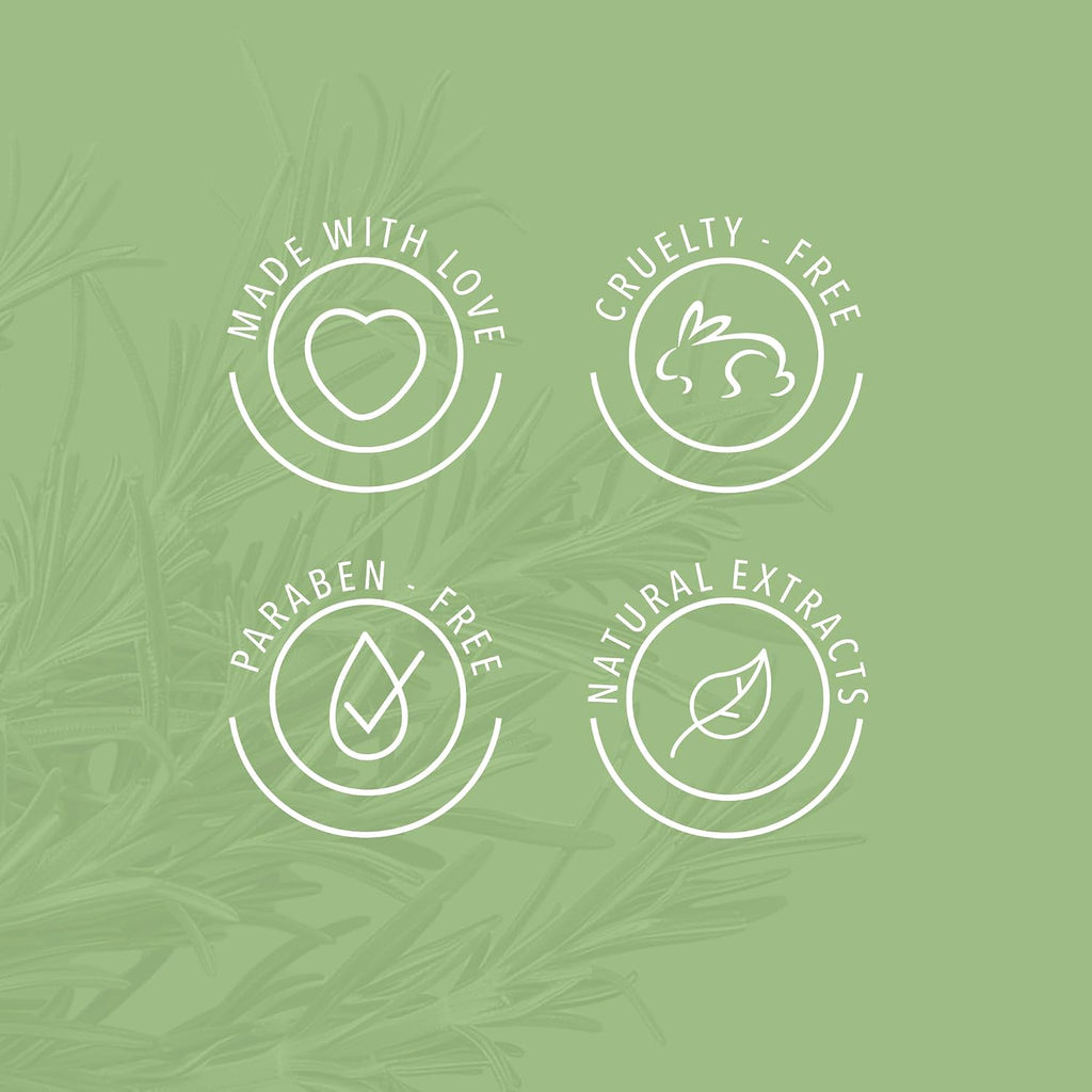 Kit Duo Rosemary Shampoo + Mini Travel Size, with Onion Extract, Hyaluronic Acid and Rosemary