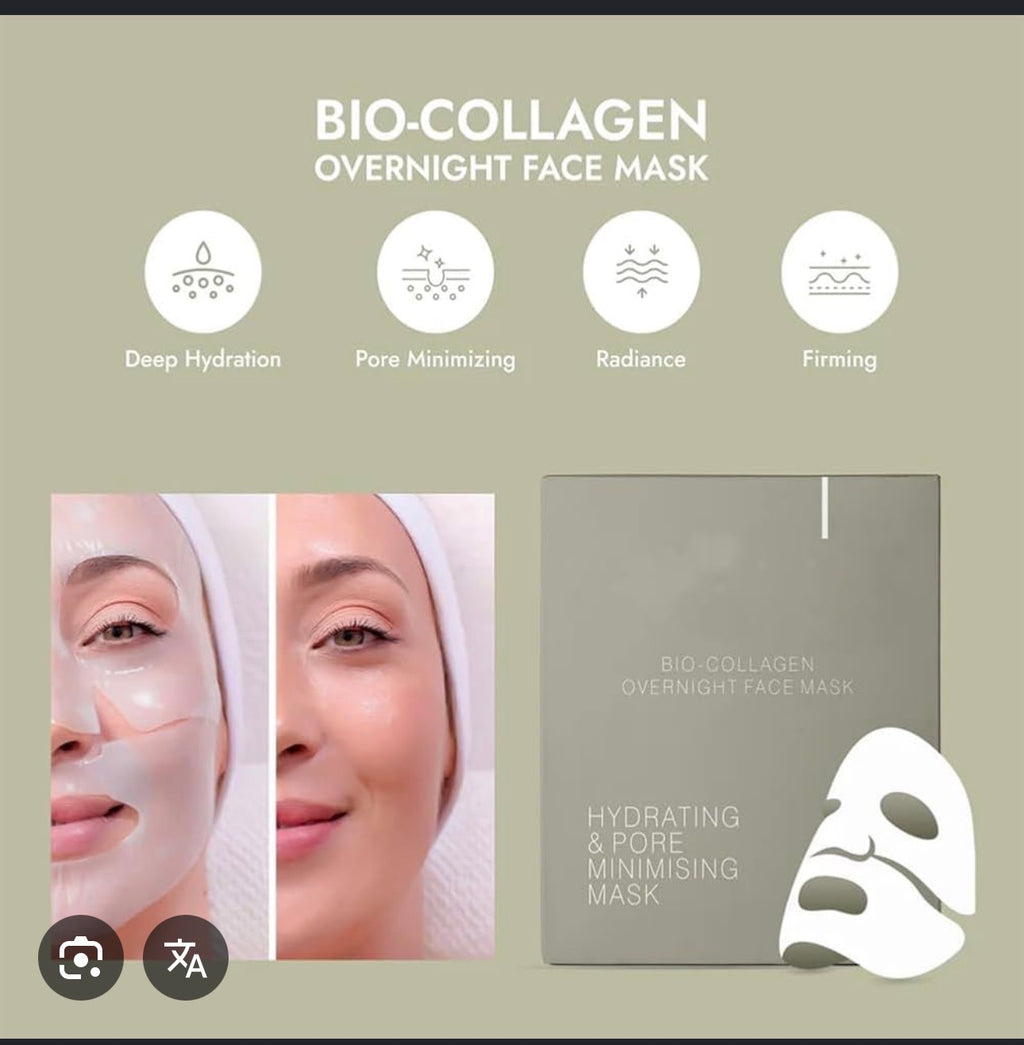 Bio-Collagen Deep Jelly Gel Face Mask – Lifting, Firming & Overnight Hydration for Glass Skin